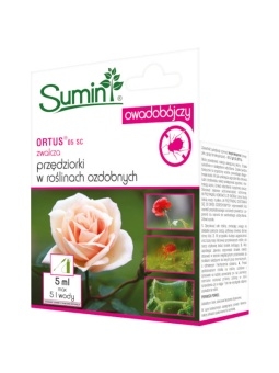 SUMIN ORTUS 05 SC zwalcza przędziorki w roślinach ozdobnych 5 ml
