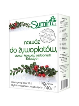 NAWÓZ DO ŻYWOPŁOTÓW, DRZEW I KRZEWÓW OZDOBNYCH 1kg