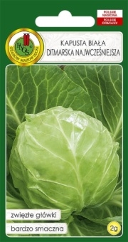 KAPUSTA GŁOWIASTA BIAŁA DITMARSKA NAJWCZEŚNIEJSZA 2g