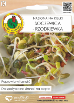 SOCZEWICA Nasiona na Kiełki