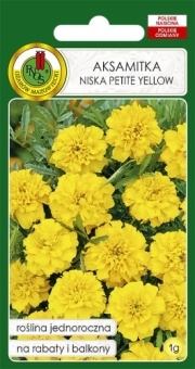 AKSAMITKA Niska Petite Yellow