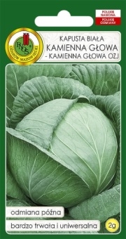 KAPUSTA GŁOWIASTA BIAŁA KAMIENNA GŁOWA - KAMIENNA GŁOWA OZJ 2g