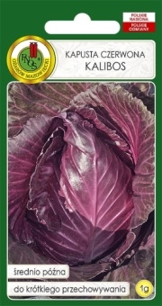 KAPUSTA GŁOWIASTA CZERWONA KALIBOS 1g