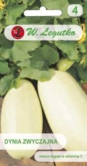 Dynia zwyczajna - cukinia Lungo Bianco - seledynowy biało cętkowany 2g