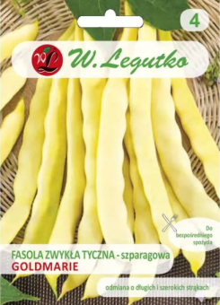 Fasola zwykła tyczna- szparagowa Goldmarie 10g