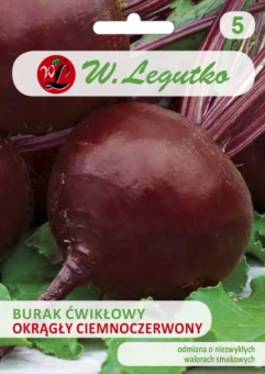 Burak ćwikłowy Okrągły Ciemnoczerwony - okrągły 20g