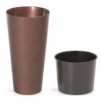 Doniczka Tubus Slim Corten DTUS250C stal kortenowa