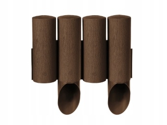  Palisada ogrodowa 4 STANDARD brązowa 14,5 cm x 2,3 m