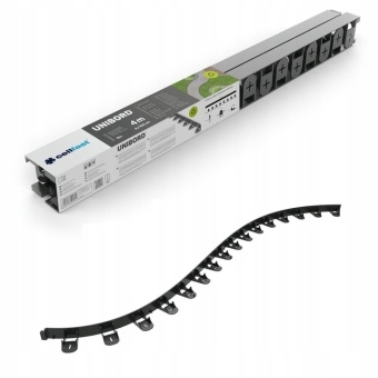 UNIBORD obrzeże ogrodowe czarne 45 mm x 4 m + 16 kotw montażowych