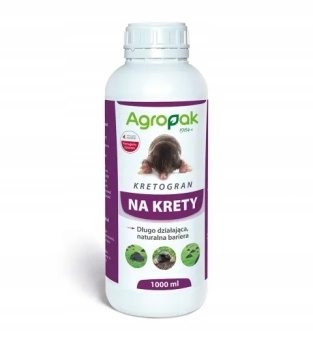 Kretogran, naturalny środek na krety Agropak 1L