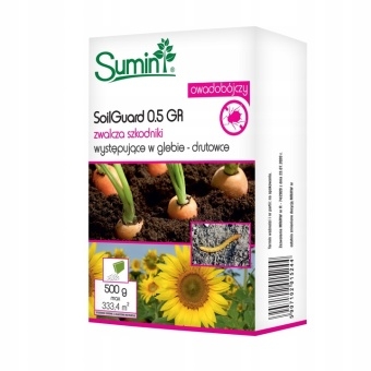 Sumin SoilGuard 0.5 GR 500g na 333.4 m2 na drutowce w glebie
