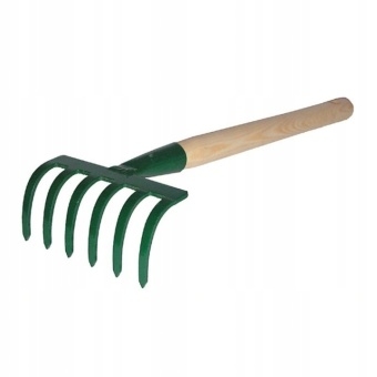 Grabki małe 6-zębne dł. 30cm Kard