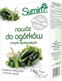 Sumin nawóz do ogórków i innych dyniowatych 1kg wieloskładnikowy granulat