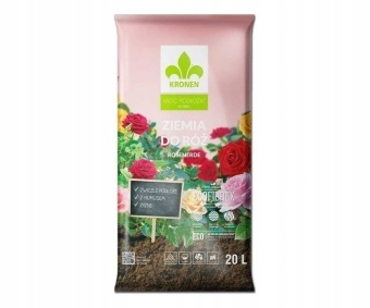 Kronen Ziemia PODŁOŻE do róż uprawna 6,0-6,5 pH 20L