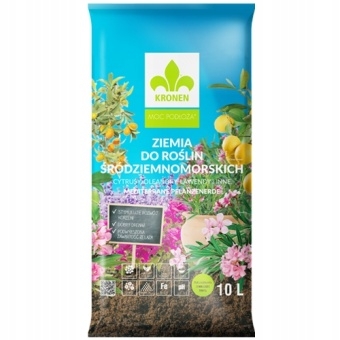 Kronen Ziemia do roślin śródziemnomorskich 10L cytrusy oleandry