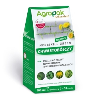 Herbikill GREEN 100ml środek chwastobójczy bez glifosatu naturalny
