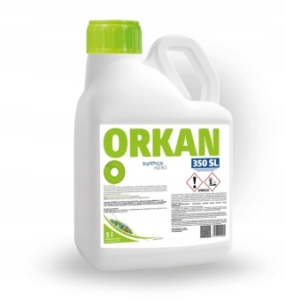 Orkan 350SL 5L chwasty perz skrzyp herbicyd totalny glifosat MCPA