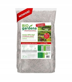BiOgardena Professional EKO nawóz NPK granulat 25kg rośliny ozdobne drzewa