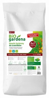 BIOGARDENA nawóz jesienny do trawnika 25kg