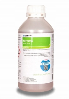 Korvetto 1L zwalcza chwasty powschodowo w rzepaku