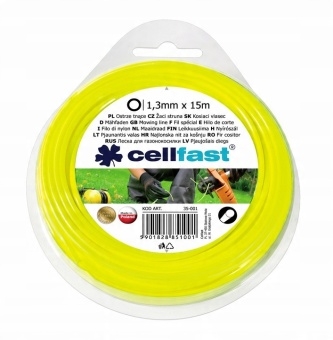 Żyłka tnąca okrągła Cellfast fi 1,3mm x 15m 35-001