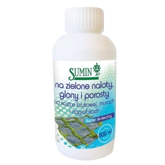 SUMIN LIKWIDUJE ZIELONE NALOTY NA BRUKU koncentrat 500 ml