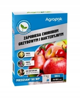 Miedzian 50 WP 100 g środek grzybobójczy