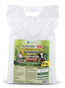 AZOCOR 105 5kg azotowy nawóz organiczny uniwersalny 